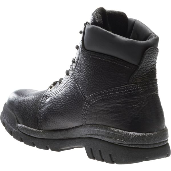 Wolverine Men's 6-Inch Work Boot, 13 XW, Steel Toe, 6 in H, Black, W04714 - W04714
