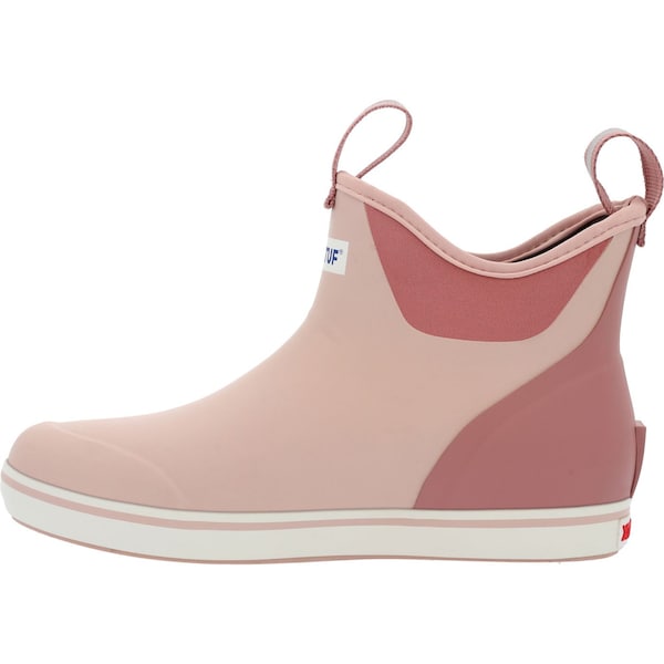 Xtratuf Women's Ankle Deck Boot, 8 M, Leather, 6 in H, Blush Pink - XWAB602