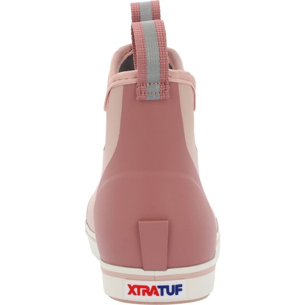 Xtratuf Women's Ankle Deck Boot, 8 M, Leather, 6 in H, Blush Pink - XWAB602
