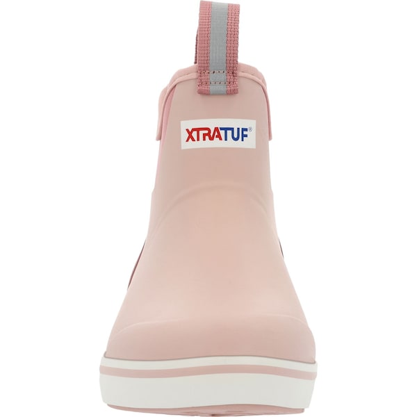 Xtratuf Women's Ankle Deck Boot, 8 M, Leather, 6 in H, Blush Pink - XWAB602