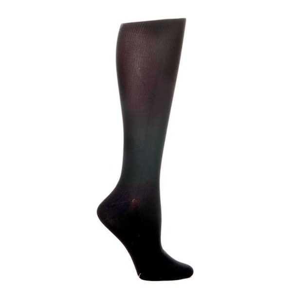 Celeste Stein Celeste Stein CMPS-BLK 8-15 mmHg Black Therapeutic Compression Sock - Women - CMPS-BLK