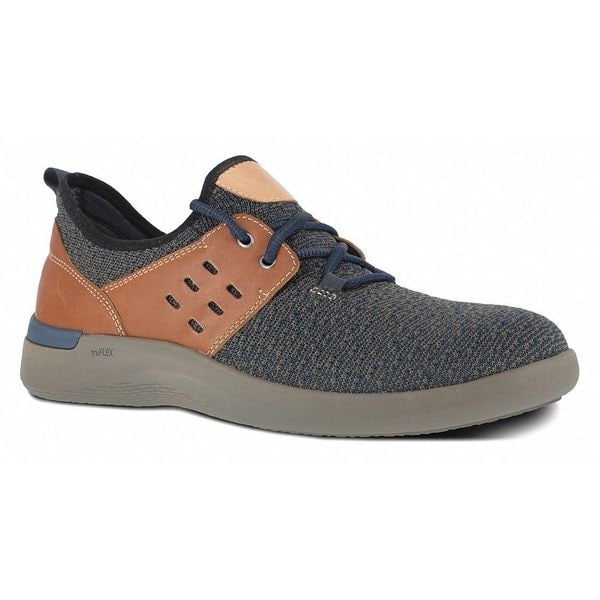 Rockport Works Men's 3 in Composite Toe Athletic Shoe, Blue/Tan, 8 1/2, W, RK4691 - RK4691