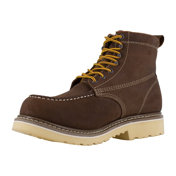 Iron Age Work Boot, 11M 12, 6 in Height, Brown - IA5064