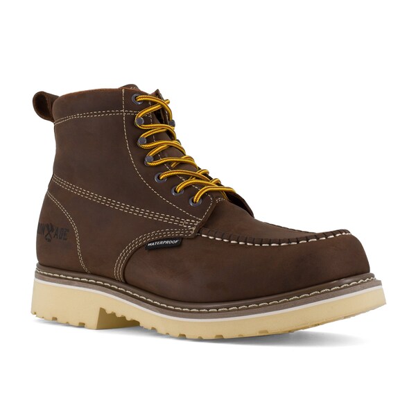 Iron Age Work Boot, 11M 12, 6 in Height, Brown - IA5064