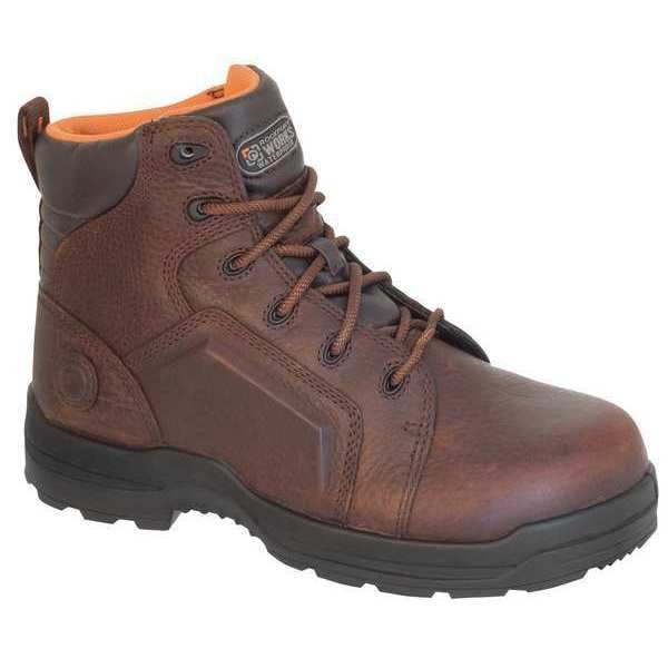 Rockport Works More Energy, Men's 6 in Composite Toe 6-Inch Work Boot, Brown, 4 1/2, M, RK6640 - RK6640