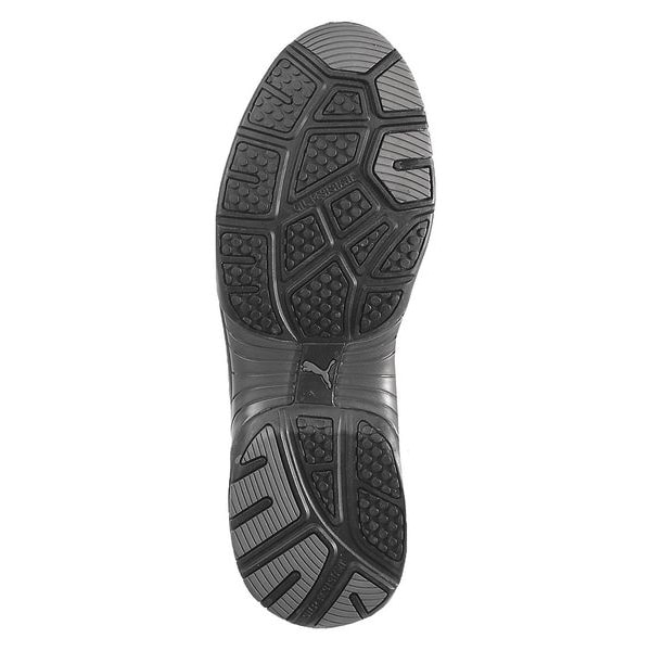 Puma Safety Shoes Women's Athletic Shoe, Steel Toe, Leather Upper, Rubber Outsole, Lace Up, Black/Gray, 10 C - 642855