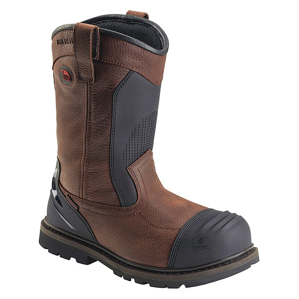 Avenger Safety Footwear Women's 11 in Composite Toe Wellington Boot, Brown, 14, W, 7896 - A7896