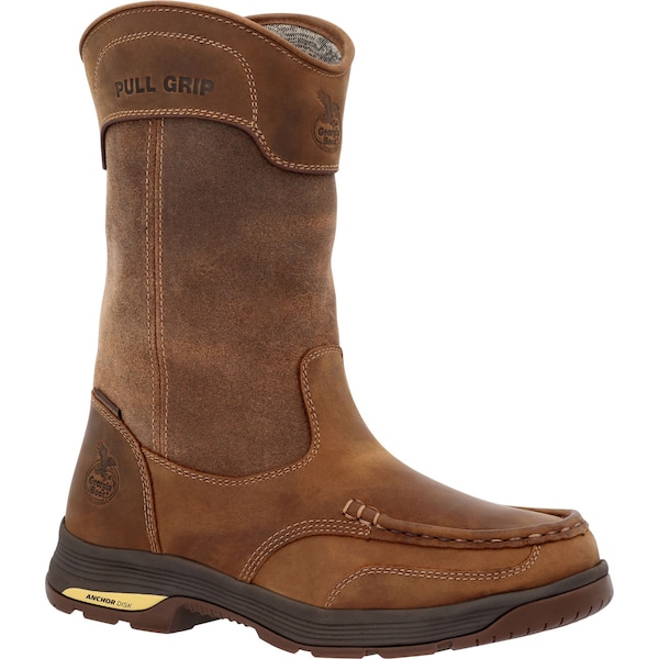 Georgia Boot SuperLyte, Men's 11 in Alloy Toe Wellington Work Boot, Brown, 11.5, M, GB00550 - GB00550  M  115