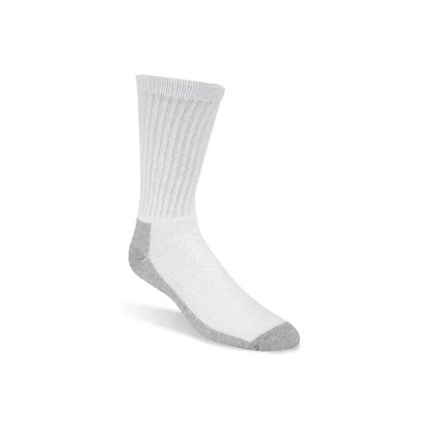 Wigwam Mills 3PK XL WHT Crew Sock - S1221-44H-XL