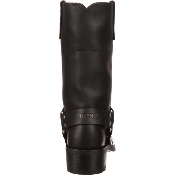 Durango Women's Harness Boot, 8 M, Leather, 10 in H, Oiled Black - RD510