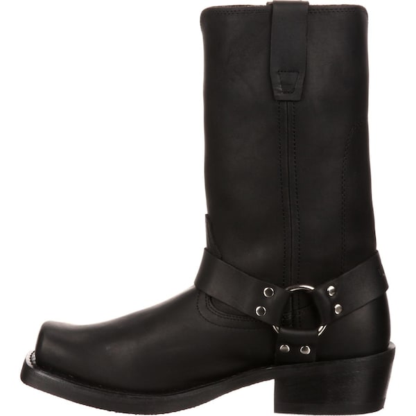 Durango Women's Harness Boot, 8 M, Leather, 10 in H, Oiled Black - RD510