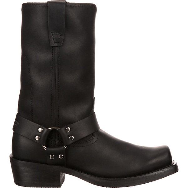 Durango Women's Harness Boot, 8 M, Leather, 10 in H, Oiled Black - RD510