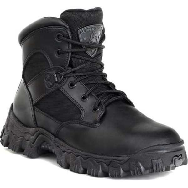 Rocky ALPHA FORCE, Men's 6 in Composite Toe 6-Inch Work Boot, Black, 11, Medium, FQ0006167 - FQ0006167