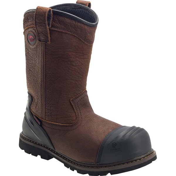 Avenger Safety Footwear Men's 11 in Composite Toe Wellington Boot, Brown, 8, M, A7876 - A7876