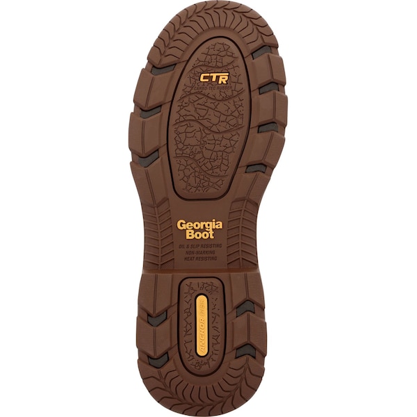 Georgia Boot Athens Superlyte, Men's Waterproof Wallabe Shoe, 10 W, 5 in Height, Brown - GB00646