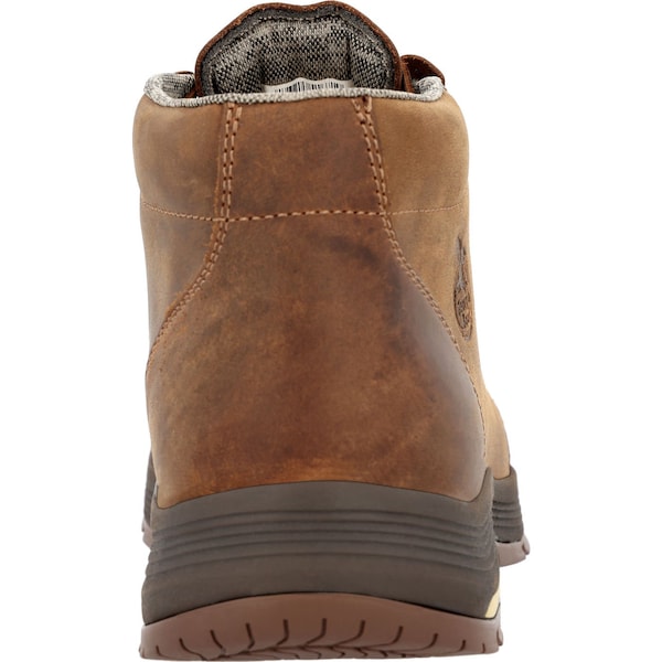 Georgia Boot Athens Superlyte, Men's Waterproof Wallabe Shoe, 10 W, 5 in Height, Brown - GB00646