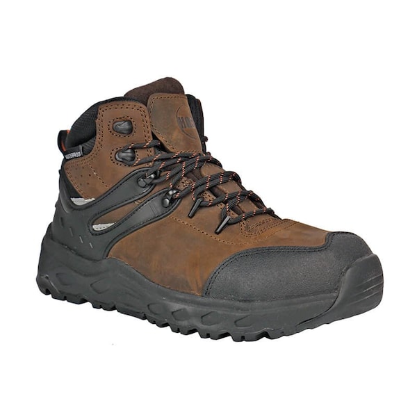 Hoss Boot Co Men's Oblique Aluminum Toe Work Boot, Brown, 12, 6E, 60203 - 60203