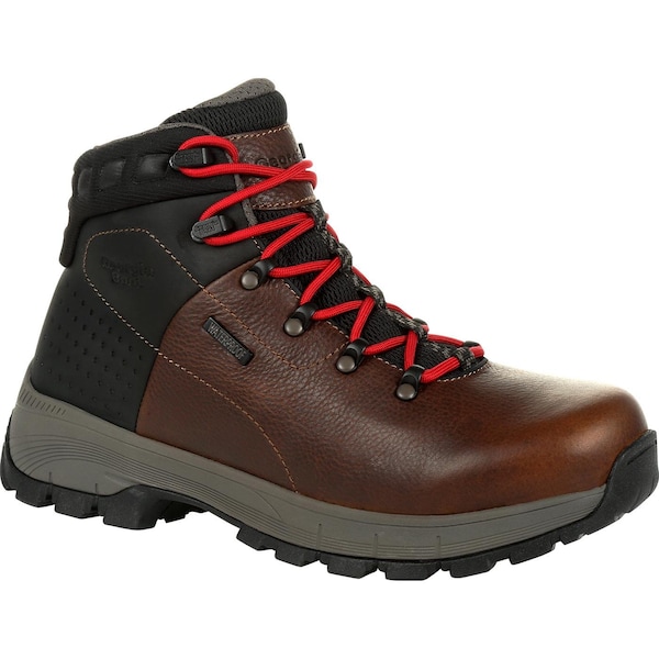 Georgia Boot Eagle Trail, Men's 6 in Alloy Toe Hiker Work Boot, Brown, 10.5, W, GB00397 - GB00397