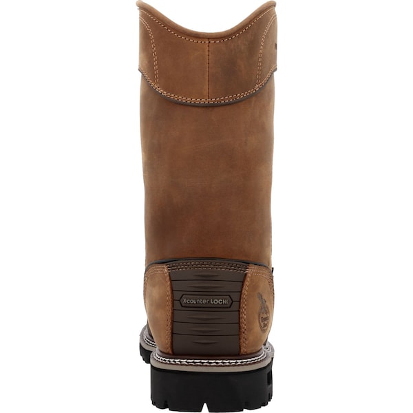 Georgia Boot Brute, Men's 11 in Composite Toe Work Boot, Brown, 8, M, GB00644 - GB00644