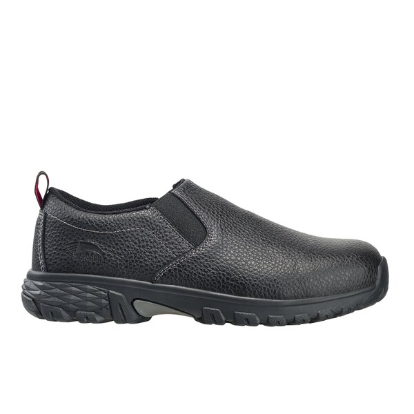 Avenger Safety Footwear Men's Aluminum Toe Slip-On Work Boot, Black, 12, Wide, A7001 - A7001-12W