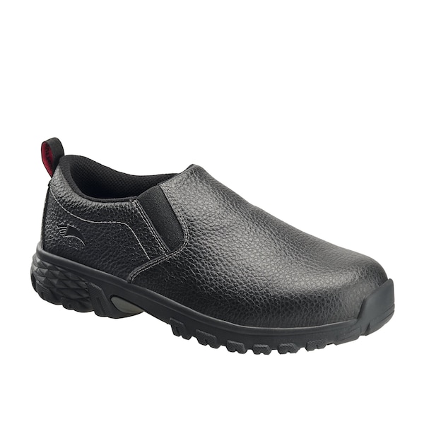 Avenger Safety Footwear Men's Aluminum Toe Slip-On Work Boot, Black, 12, Wide, A7001 - A7001-12W