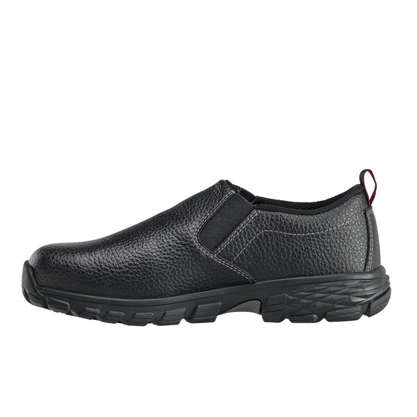 Avenger Safety Footwear Men's Aluminum Toe Slip-On Work Boot, Black, 12, Wide, A7001 - A7001-12W