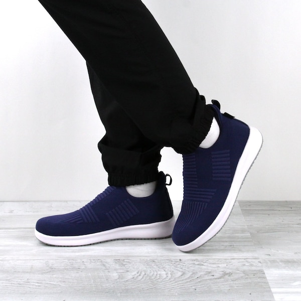 Sanita TRIDENT Men's Sneaker in Blue, Size 9.5-10, PR - 204525-005-44