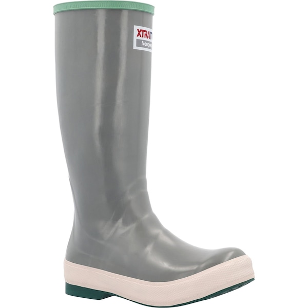Xtratuf Women's Legacy Tall Rubber Boots, 15 in Height, Gray Haliborealis, 11 - XWL1FH