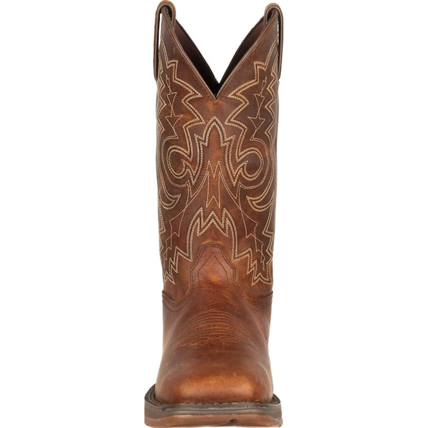 Durango Men's Western Boot, 11.5 2E, Steel Toe, 12 in H, Brown, DB4343 - DB4343