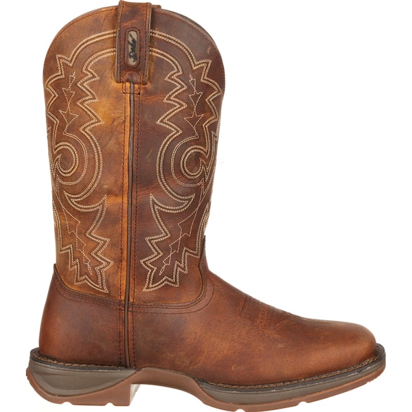 Durango Men's Western Boot, 11.5 2E, Steel Toe, 12 in H, Brown, DB4343 - DB4343