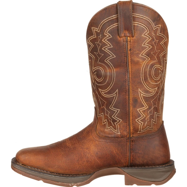 Durango Men's Western Boot, 11.5 2E, Steel Toe, 12 in H, Brown, DB4343 - DB4343