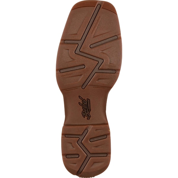 Durango Men's Western Boot, 11.5 2E, Steel Toe, 12 in H, Brown, DB4343 - DB4343