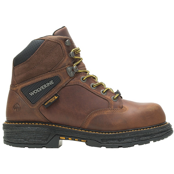Wolverine Men's 6 in Composite Toe 6-Inch Work Boot, Brown, 9, EW, W201175 - W201175