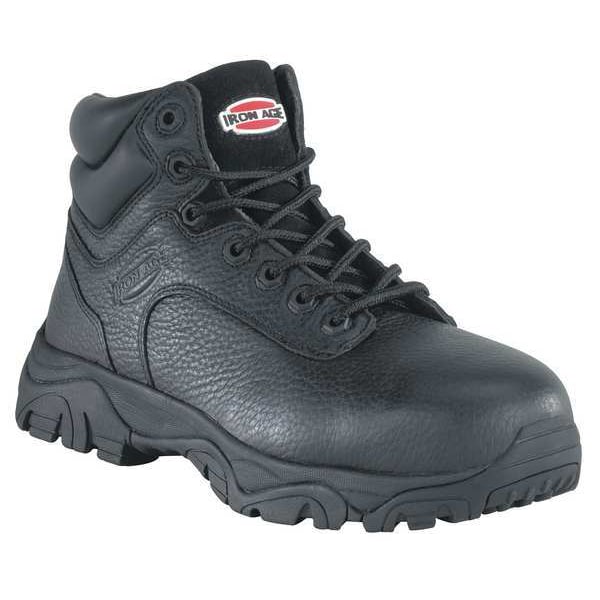 Iron Age IA5007, Men's 6 in Composite Toe 6-Inch Work Boot, Black, 10, W, IA5007 - IA5007