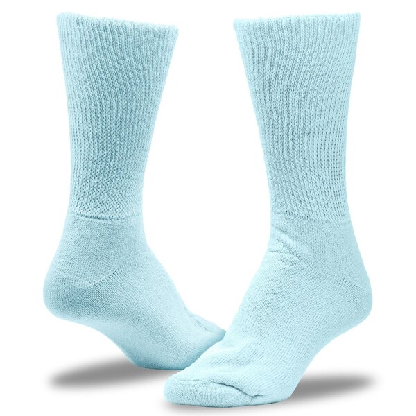 Railroad Sock Women's Pastel Therapeutic Crew Socks, Size 5-10, Assorted Pastels, 3PK - 635