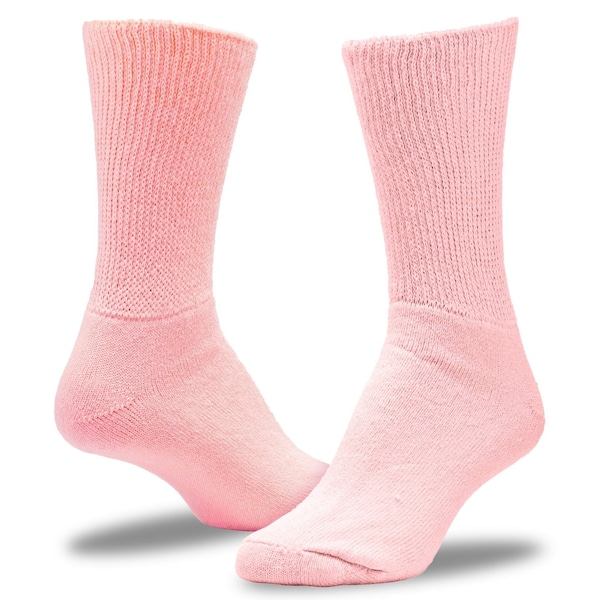 Railroad Sock Women's Pastel Therapeutic Crew Socks, Size 5-10, Assorted Pastels, 3PK - 635