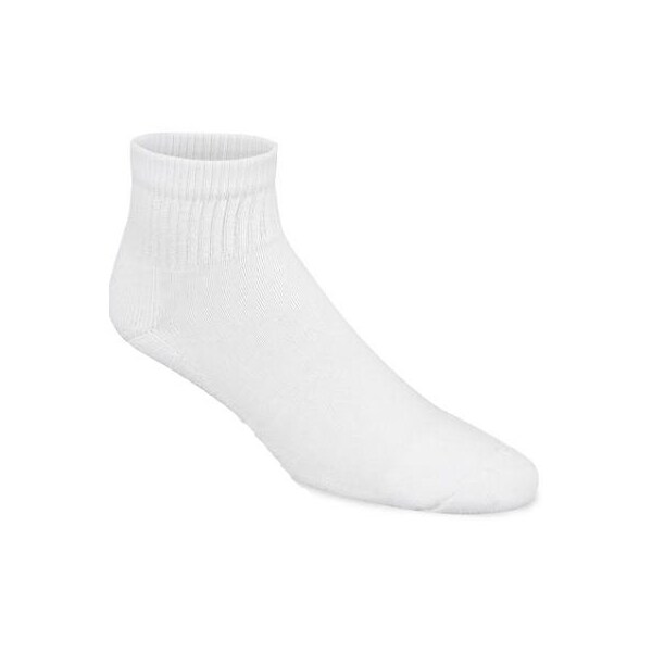Wigwam Mills 3PK LG WHT QTR Sock - S1168-051-LG