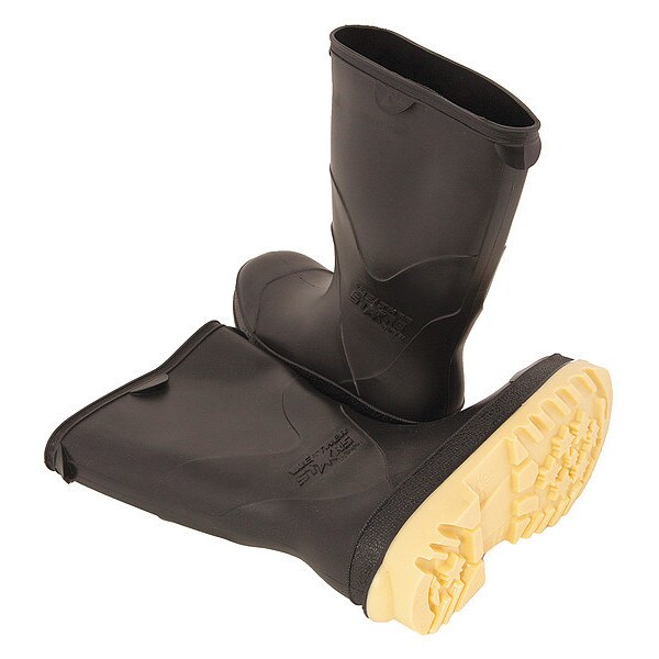 Tingley Kids Rain Boots, PVC, Polypropylene, Black, 12 - 11614