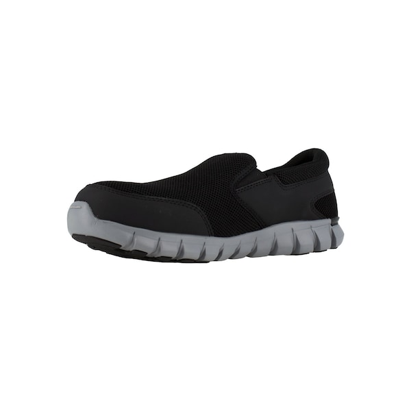 Reebok Men's Athletic Shoe, Alloy Toe, Microfiber and Mesh Upper, Black, 13 W - RB4037