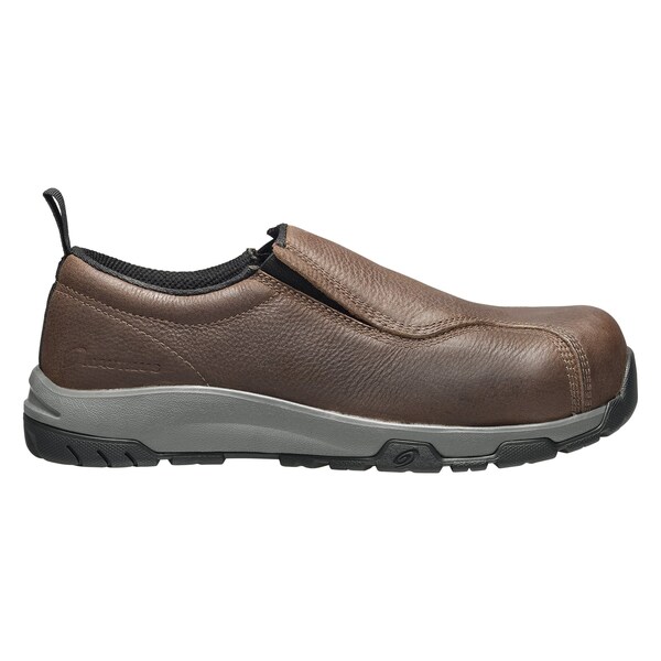 Nautilus Safety Footwear Men Carbon Nano-Fiber Toe Size 12 SLIP-ON CN PR, MENS PR, Brown, 12, X Wide - N1657-124E