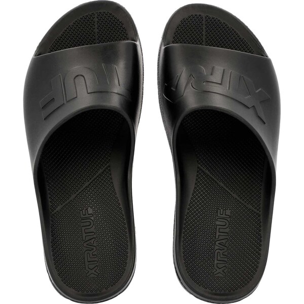 Xtratuf Unisex Aprs Fish Slide Sandal, BLACK, M, Size 12 - AFH000