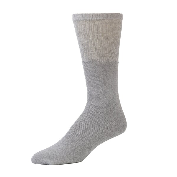 Railroad Sock Men's Tube Socks, Size 6-14 Pair M, Grey, 3PK - 6056