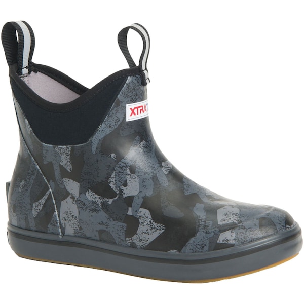 Xtratuf Women's Ankle Deck Boot, 6 M, Leather, 7 in H, Camo - XWAB002