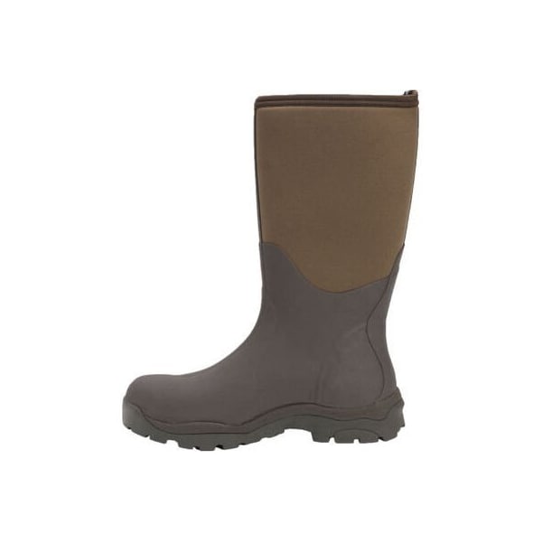 Muck Boot Co Women's Wetland Tall Rubber Boot, Plain Toe, 14 in Height, Brown, 7 - WMT-998K-BRN-070
