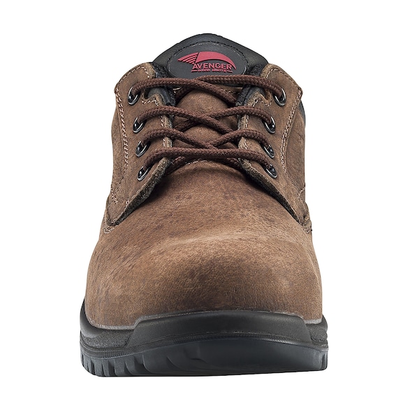 Avenger Safety Footwear Men's Composite Toe Slip-On Work Boot, Brown, 11, Wide, A7118 - A7118-11W