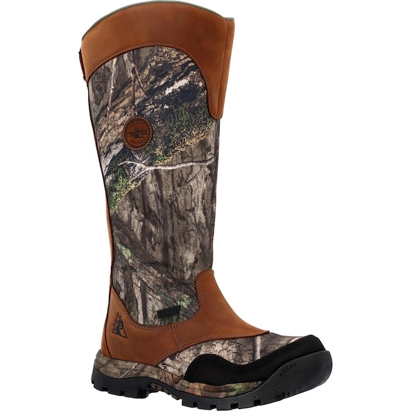 Rocky Waterproof Snake Boot, 14 W, Leather, 16 in H, Mossy Oak Country Dna - RKS0617