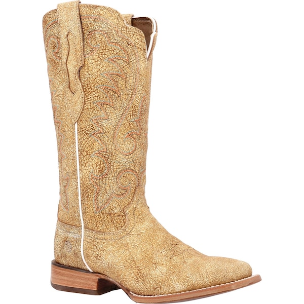 Durango Women's Western Boot, 9.5 M, Leather, 13 in H, Cremello - DRD0455