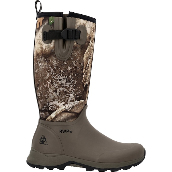 Rocky Men's Trophy Tall Rubber Boot, 14 in Height, Realtree Apx, 10 - RKS0639
