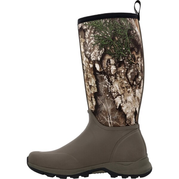 Rocky Men's Trophy Tall Rubber Boot, 14 in Height, Realtree Apx, 10 - RKS0639