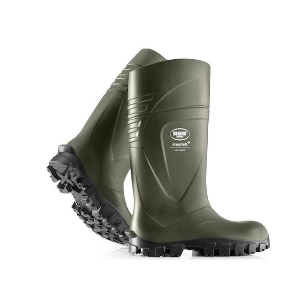 Bekina StepliteX SolidGrip Polyurethane Boot, Green-Black, Size 15 - XAN1P/9180AP131-15